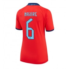 England Harry Maguire #6 Bortatröja Dam VM 2022 Korta ärmar